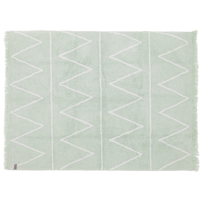 water green nordic children's rug for baby and children's room