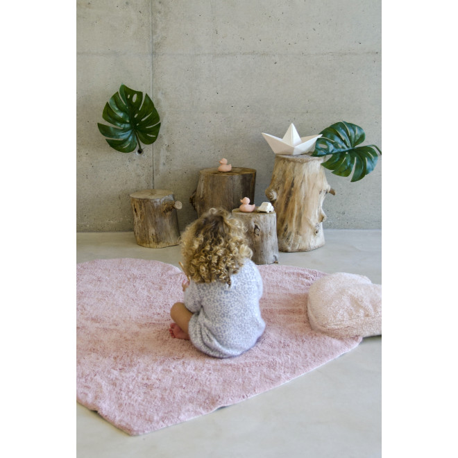 pink girl's room rug