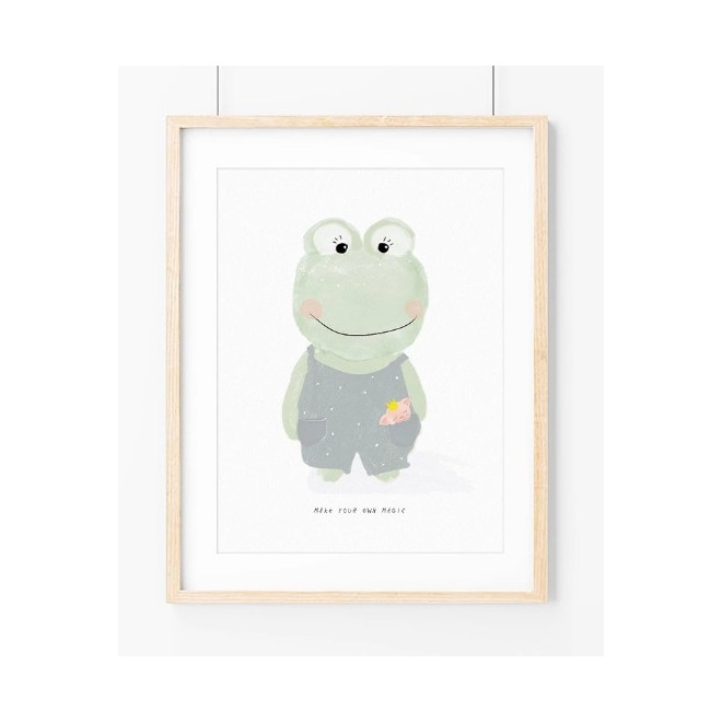 Kinderzimmer Froschbild