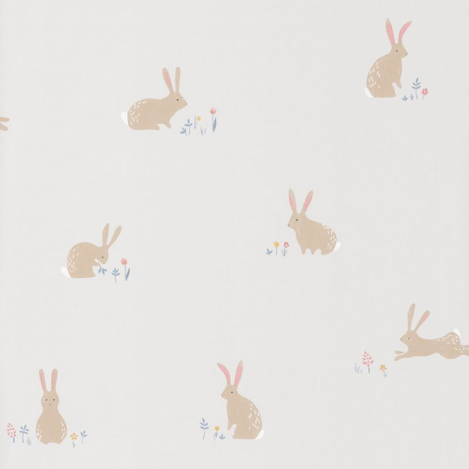 Wallpaper with Rabbit Animals