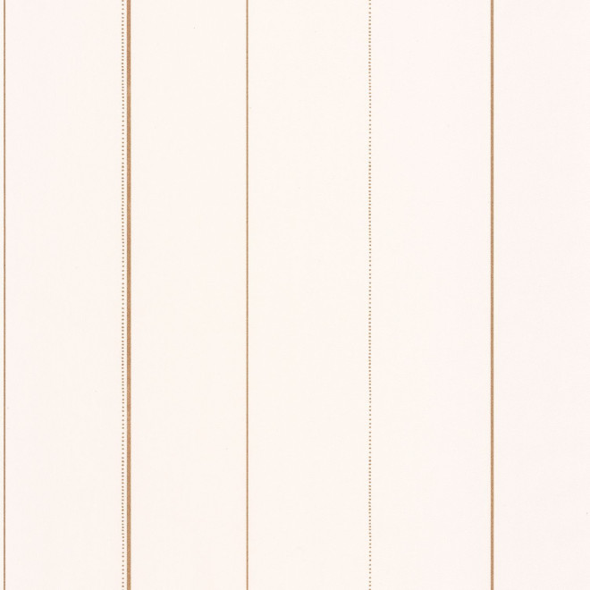 White Wallpaper with Golden Stripes