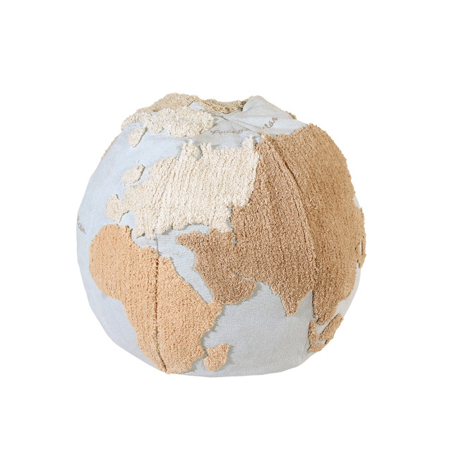 Baby-Weltkartenpouf von Lorena Canals