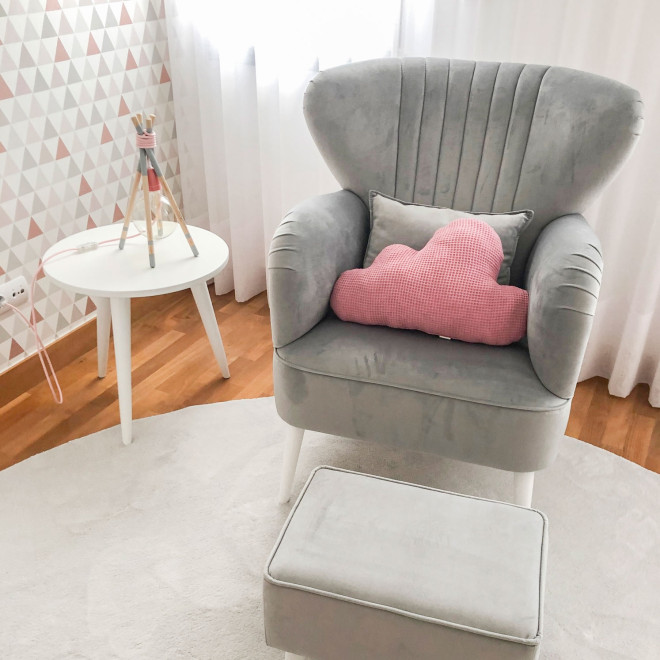 Nursing armchair for baby's room