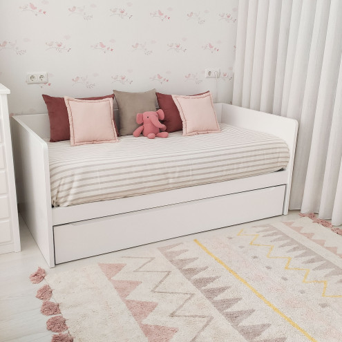 cama sofa criança com cama extra inferior