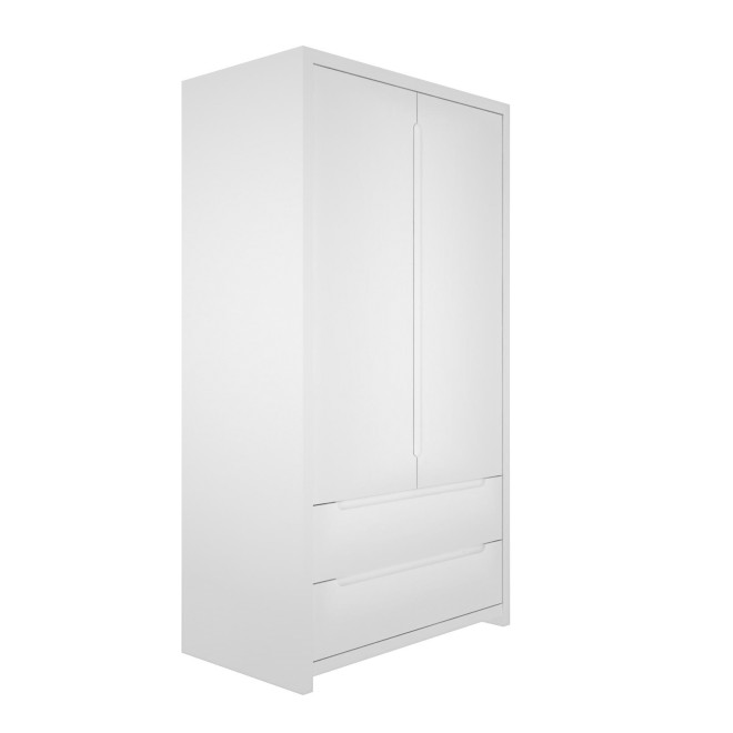 White Baby Room Wardrobe with Drawers