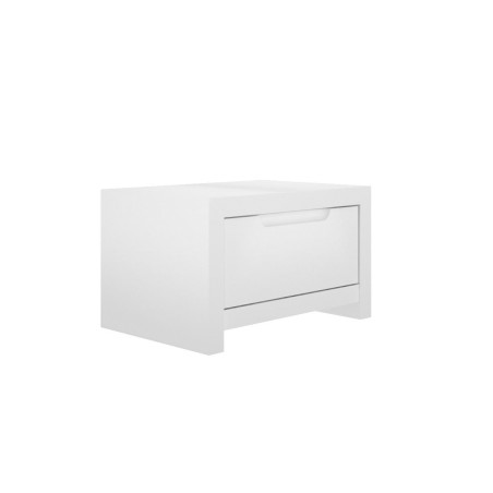 mesa de cabeceira infantil 1 gaveta branca para quarto de criança
