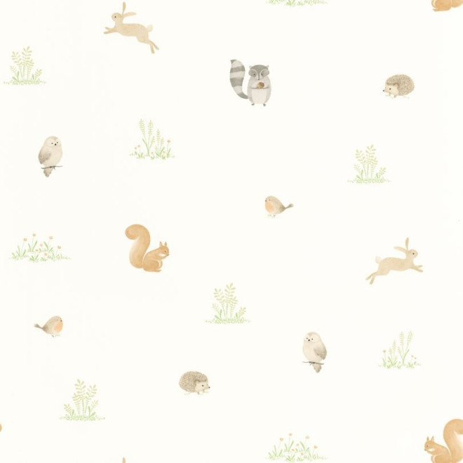 Animal Wallpaper for Baby's or Child's Room