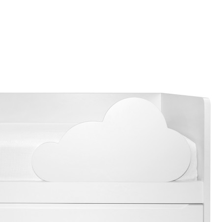 Kinderbettgitter in Wolkenform