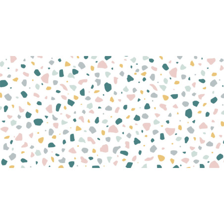 Buntes geometrisches Terrazzo-Kinderzimmer-Tapete