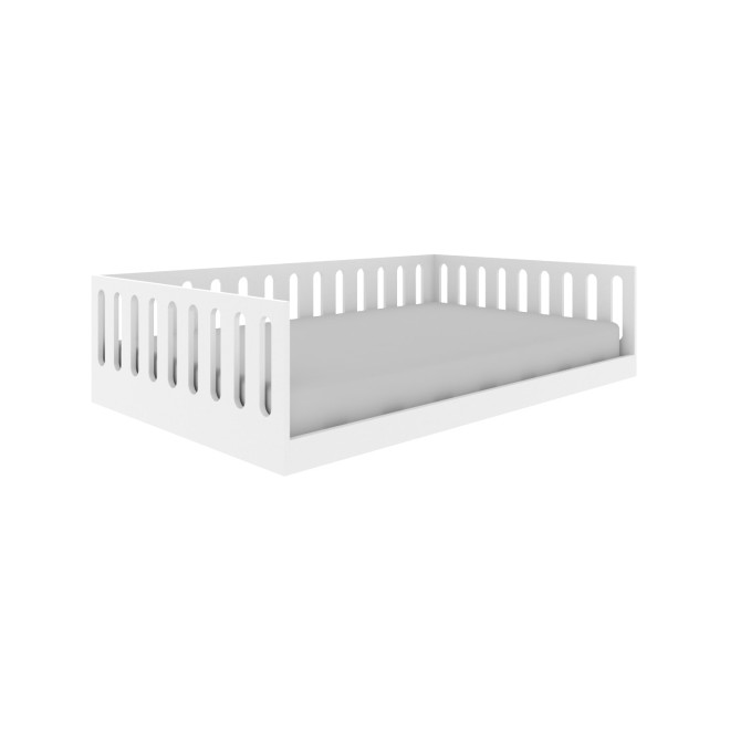 Low Montessori bed 120 white