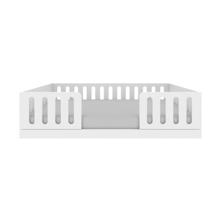 Cama Montessori Con Protecciones Blanca FlyBaby