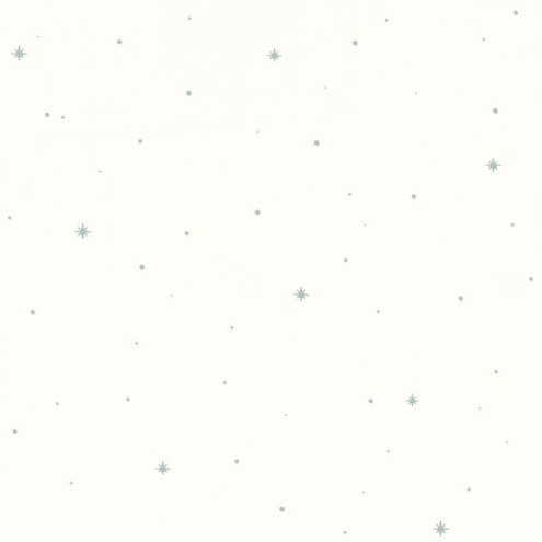 Papier Peint Étoiles Vert D'eau