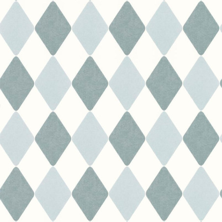 papel de parede geométrico azul