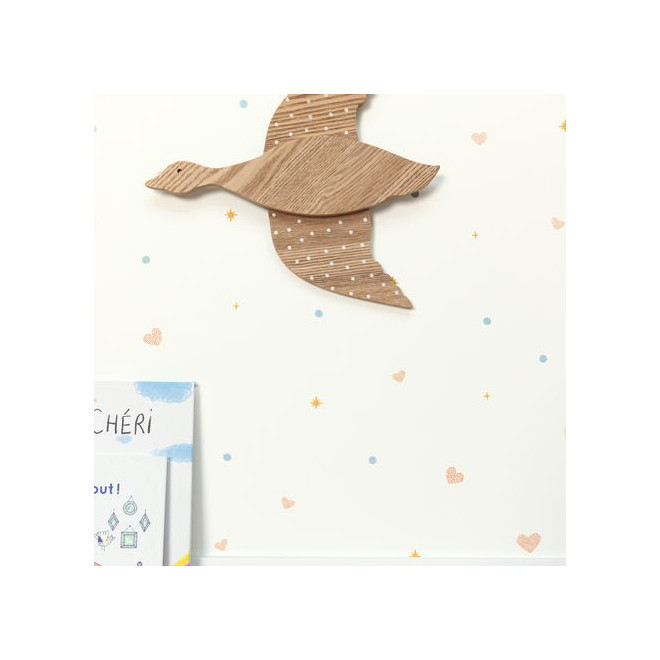 Bunte Tapete mit Herzen