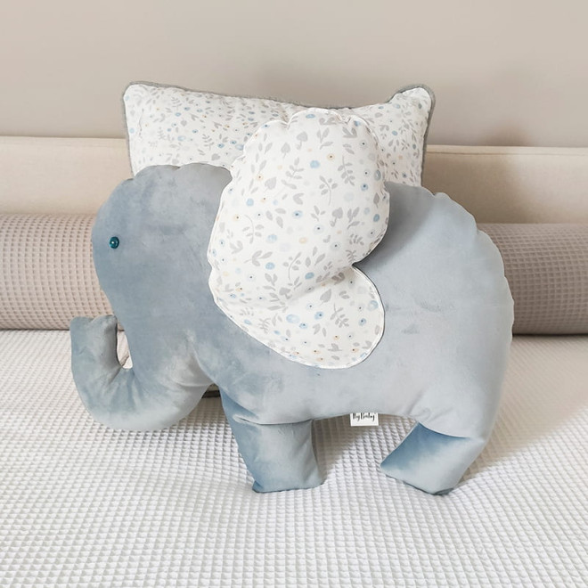 Almofada Elefante Azul