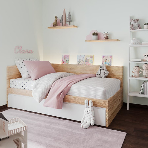 lit-enfant-chene-190x90-avec-tiroirs-led