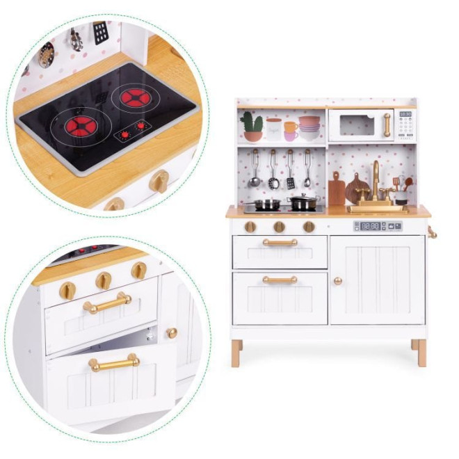 Cuisine Enfant en Bois avec Lumière et Son