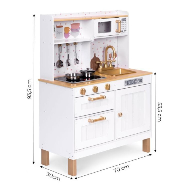 Cuisine Enfant en Bois avec Lumière et Son