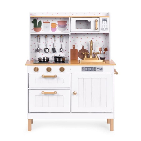 Kinder-Spielküche aus Holz mit Licht und Sound